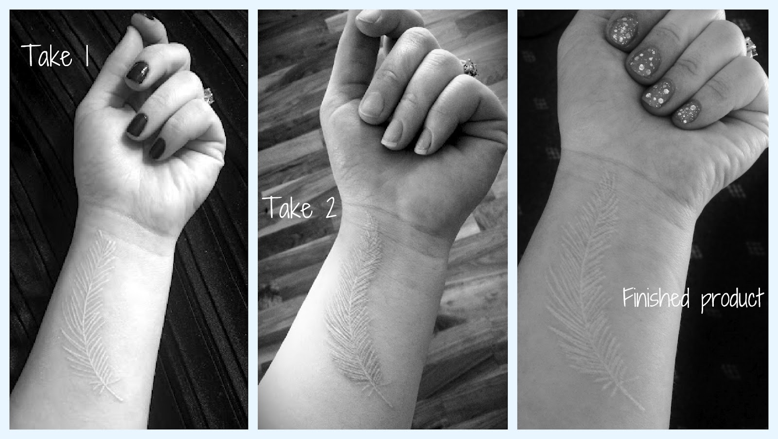 White Ink Tattoos On Dark Skin