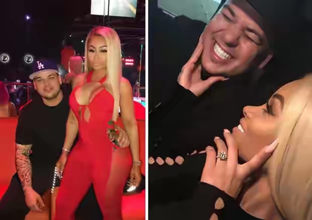 Are They Back Together? Blac Chyna and Rob Kardashian settle their rift on Social Media