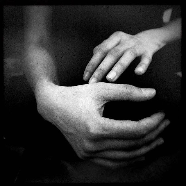 Hand Black and white photos
