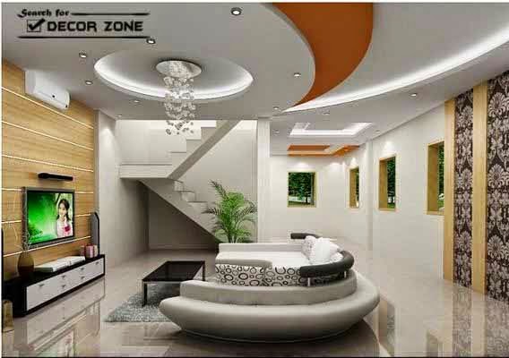 25 Modern POP false ceiling  designs  for living  room 