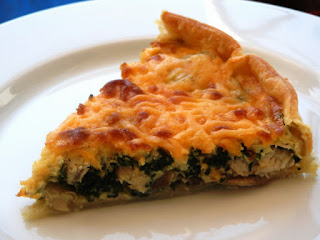  Quiche de Hongos y Espinacas