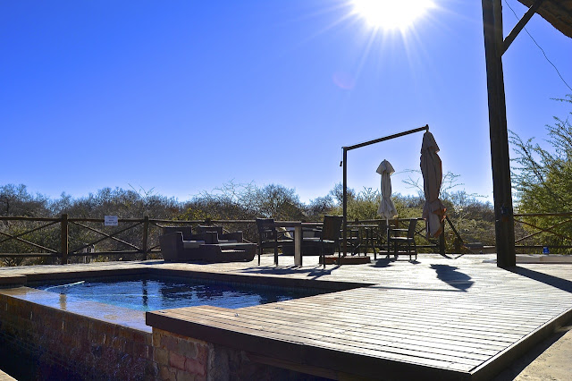 Pool area at Pilanesberg Private Lodge, South Africa