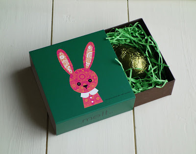 Melt Chocolate, Easter Egg in Bunny Box