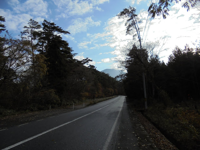 284号道路の大山寺岸本線を大山の方へ歩きます