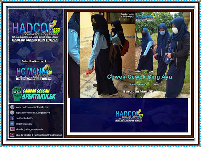 Gambar Soloan Spektakuler - Gambar Siswa-Siswi SMA Negeri 1 Ngrambe Cover Biru - 14