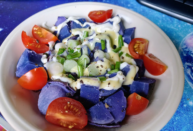 Salad Blue Potato salad