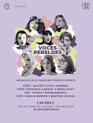 Agencia Rebeldes estrena la segunda temporada de "Voces Rebeldes" junto a El Desconcierto musica chilena música chilena