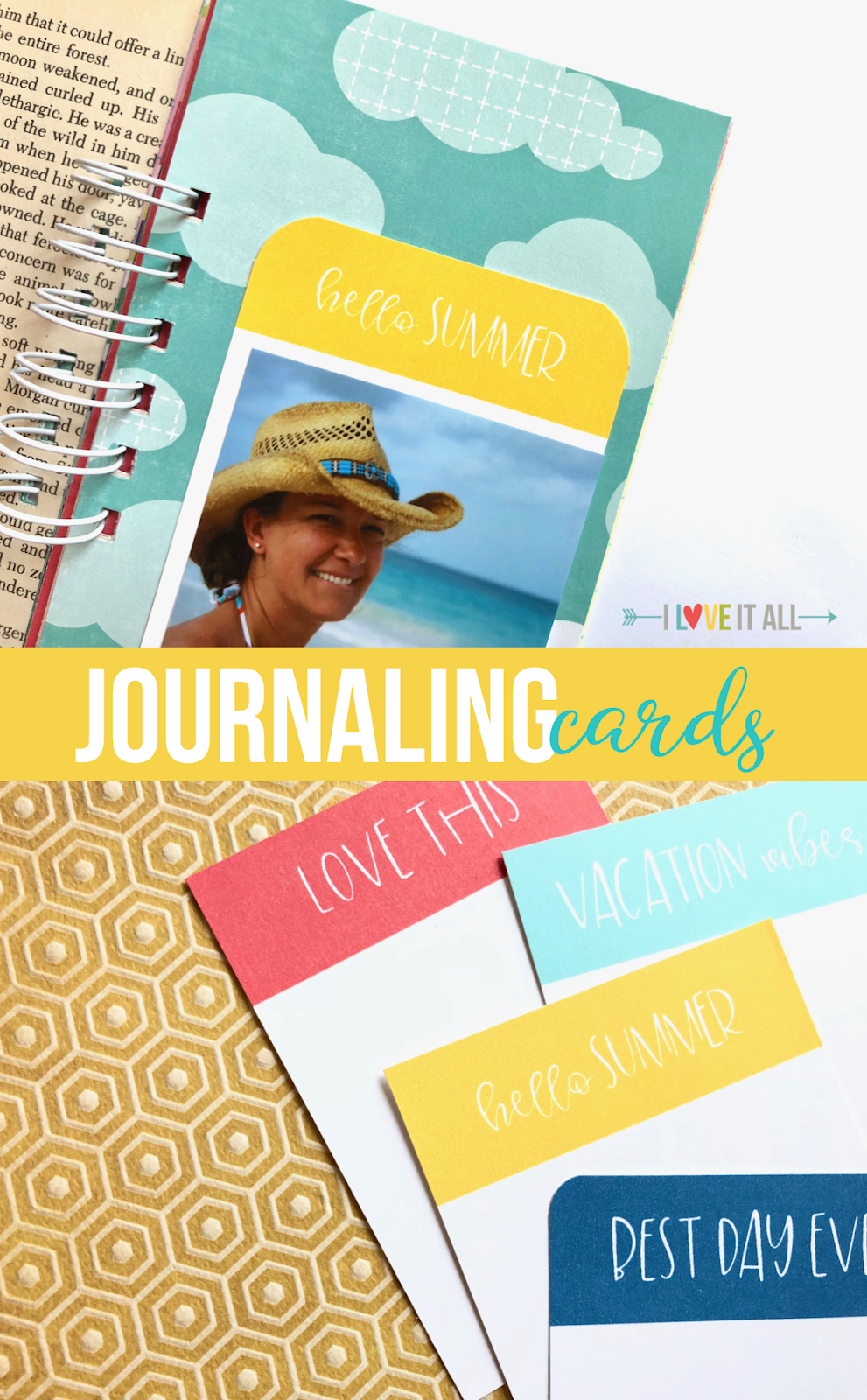 #hello summer #vacation vibes #best day ever #love this #journaling cards #printable #summer #summertime