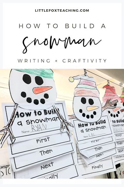 Get your kids motivated this winter with this fun How-To writing and craftivity! | www.littlefoxteaching.com