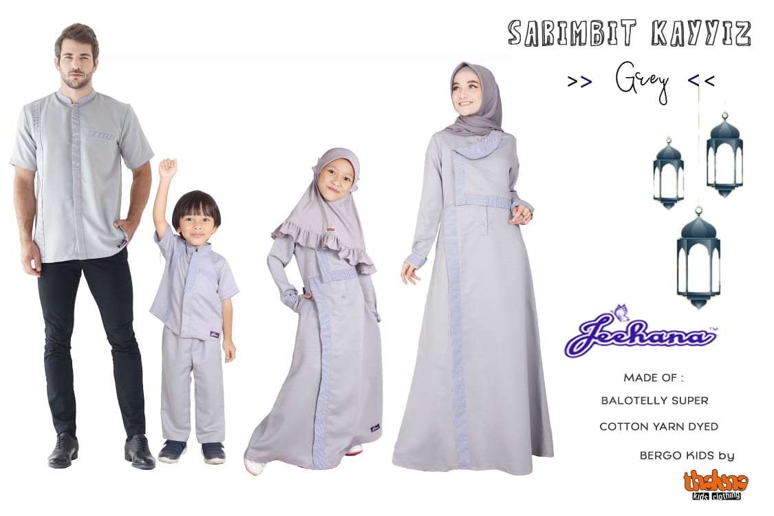 Gamis Sarimbit Keluarga Baju Muslim Terbaru 2019 