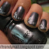 China Glaze Awaken con Konad nail stamping di cuori (unghie per San Valentino)