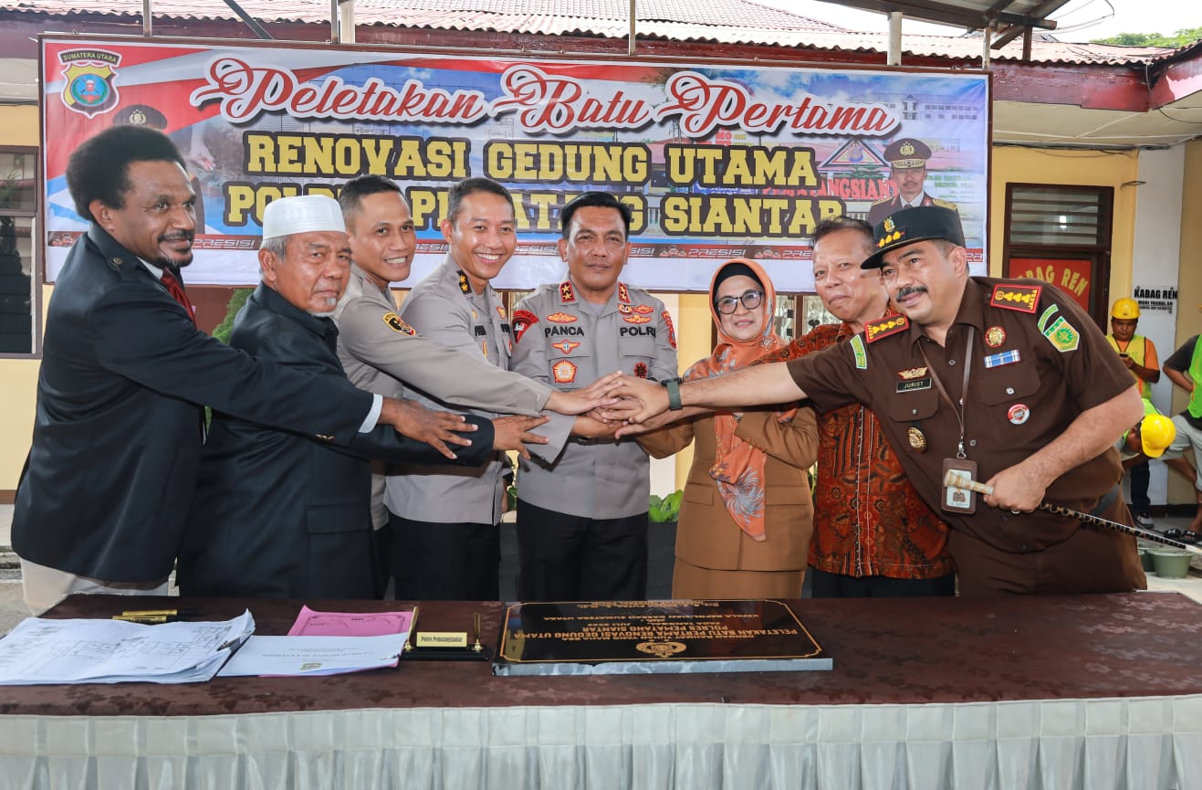 Saat Renovasi Polres Pematang Siantar, Kapolda Sumut : Jagan Sakiti Hati Rakyat