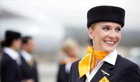 Pramugari Tercantik dan Terbaik lufthansa