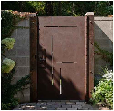 model pintu taman minimalis besi