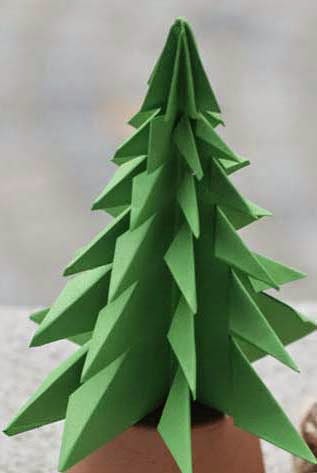Origami Christmas Tree 3d Paper Origami Guide