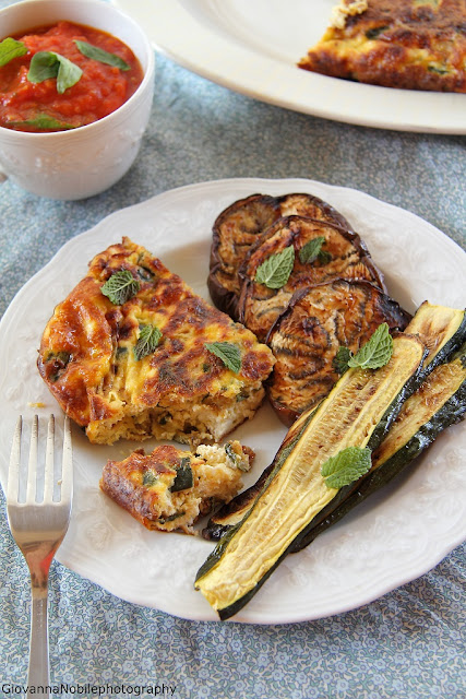 Frittata di zucchine e menta