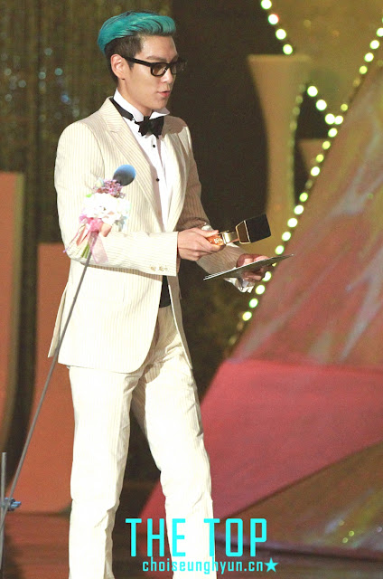 T.O.P at Paeksang Awards 2012