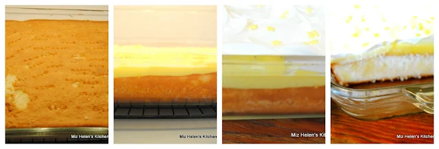 Lemon Ice Box Pudding Cake at Miz Helen's Kitchen