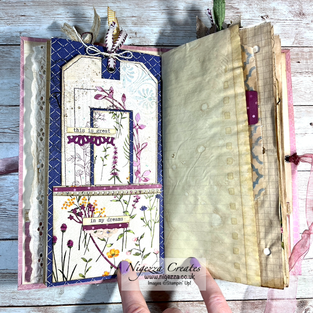 Stampin' Up! - Dainty Flowers Journal Flip Through