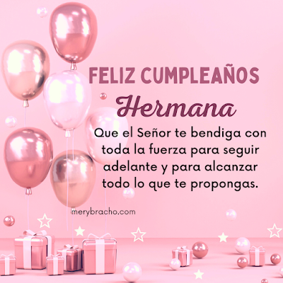 imagen de cumpleaños para mi hermana