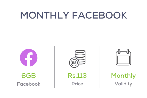 Zong Monthly Facebook Offer