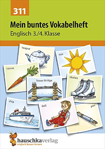 Mein buntes Vokabelheft. Englisch 3./4. Klasse, A5- Heft