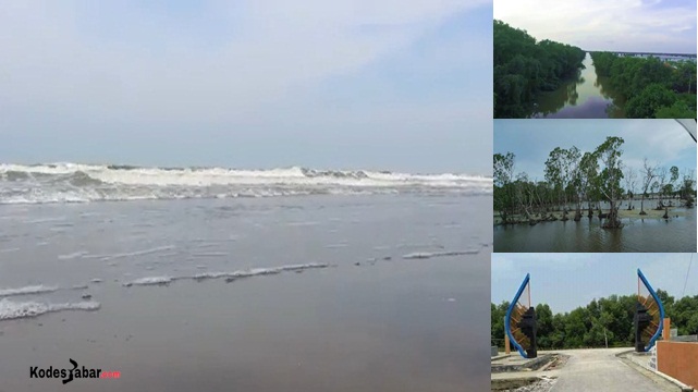 Pemandangan Pantai Sedari Karawang Yang Eksotis