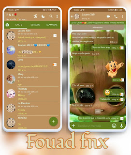 Baby Groot Theme For YOWhatsApp & Fouad WhatsApp By Ave fénix