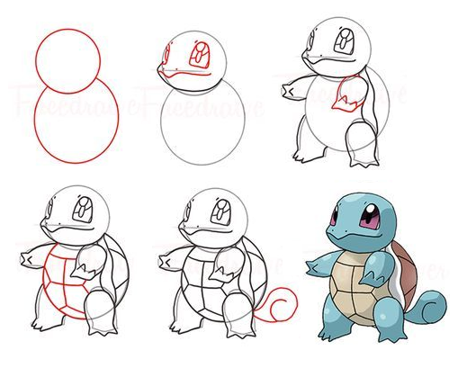 Guía para Dibujar Cualquier Pokemon [ Consejos + Imágenes ]