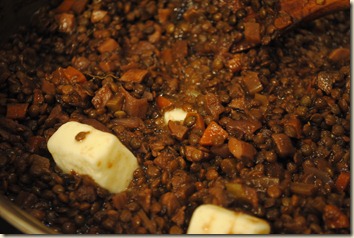 lentils and butter