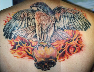 hawk tattoo art body