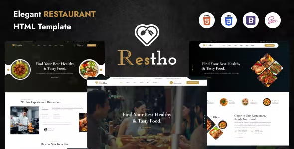 Best Restaurant and Cafe HTML Template