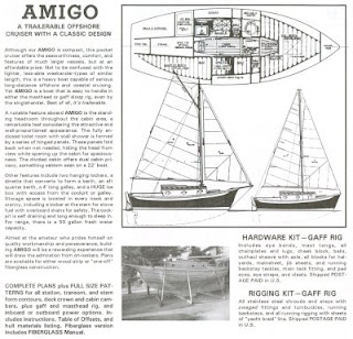 Amigo sloop from Book of Boat Designs by Glen-L Marine Designs