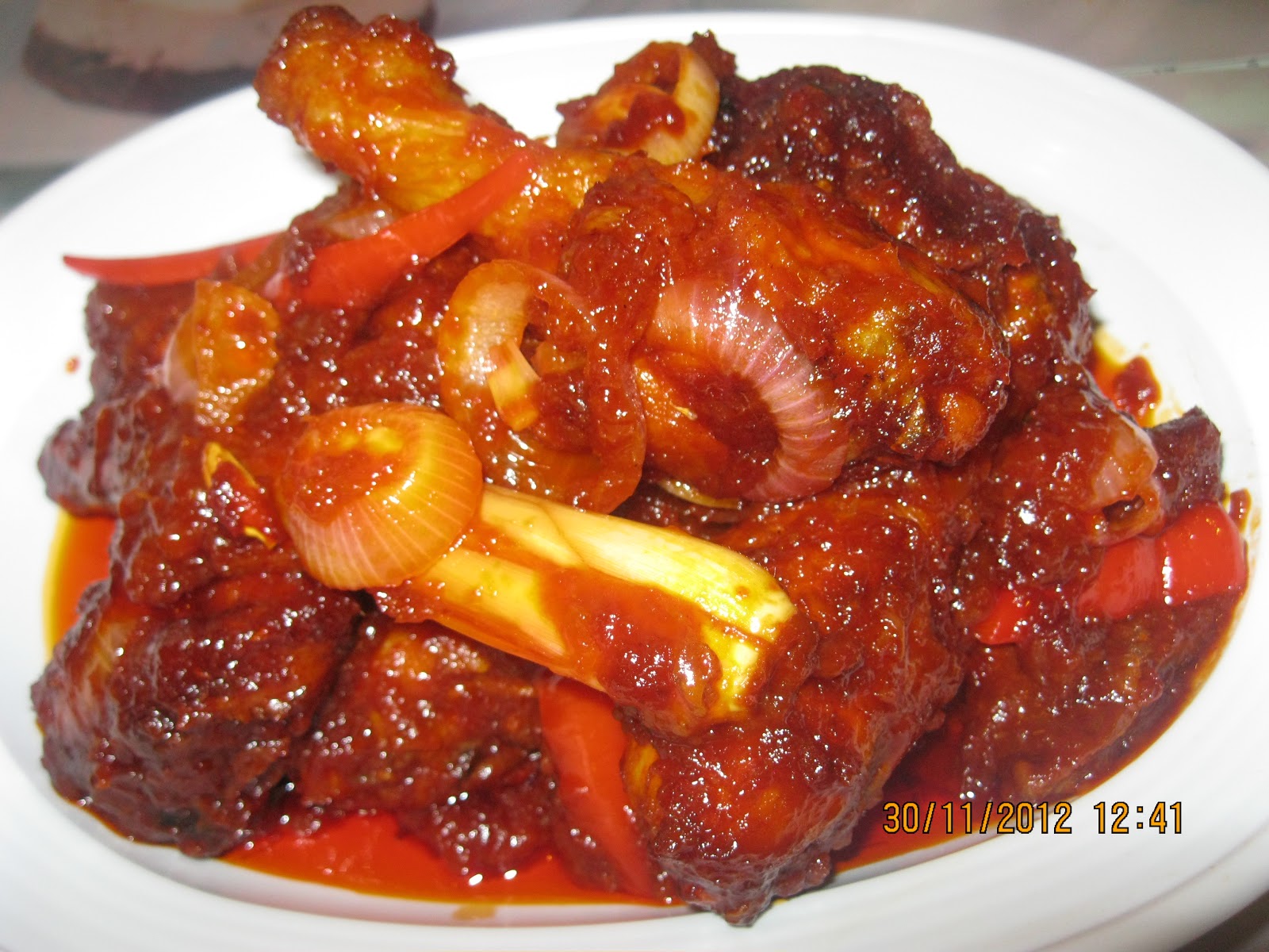 RESEPI CIKGU ANI: AYAM MASAK MERAH