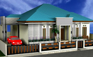 Desain Rumah Mewah 1 Lantai Minimalis 4 Kamar Sederhana