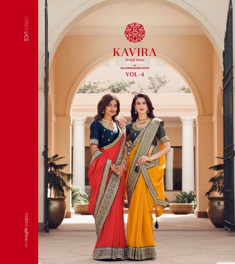 Kavira Vol 4 Branded Sarees Catalog Lowest Price