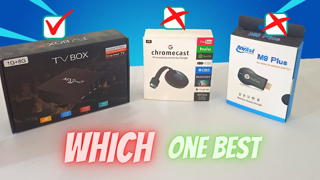 Comparison between next generation Chromecast and smart android box