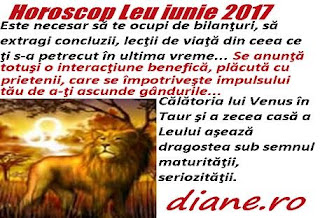 Horoscop iunie 2017 Leu 