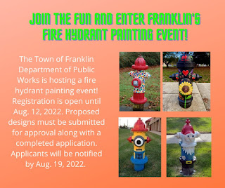 Would you like to paint a Town of Franklin fire hydrant?