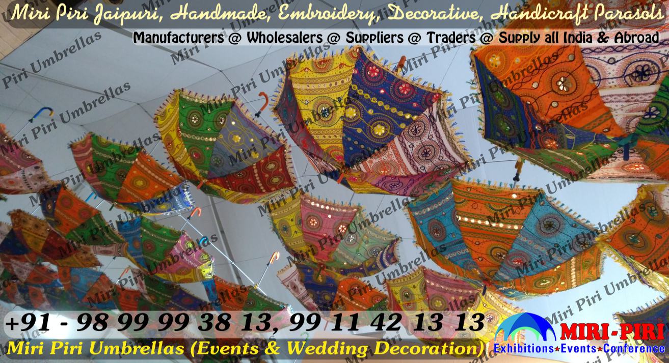 Rajasthani Umbrella Decoration, Rajasthani Umbrella, Rajasthani Umbrellas