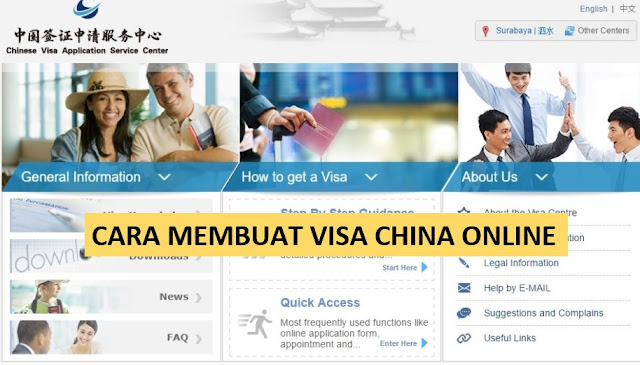 CARA MEMBUAT VISA CHINA ONLINE