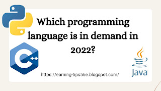 Which programming language is in demand in 2022?