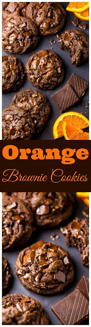 Chocolate Orange Brownie Cookies, Cookies Recipes, Brownie Cookies