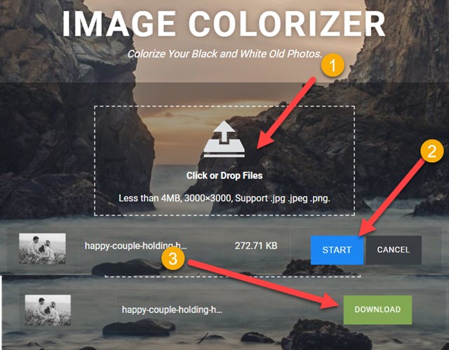 image colorizer tool per colorare le foto