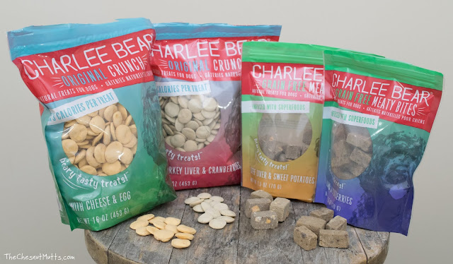 Charlee Bear original crunch and meaty bites dog treats