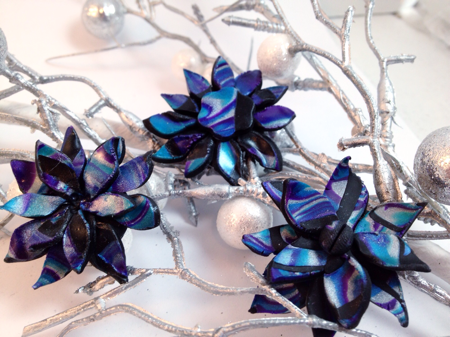 Three dimensional flower magnets by Felicianation