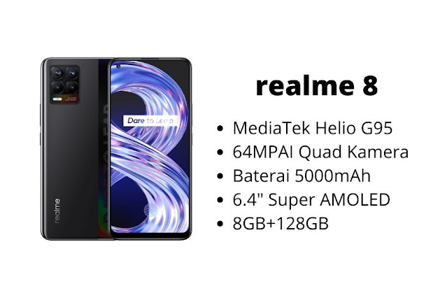 Spesifikasi Realme 8 8/128GB