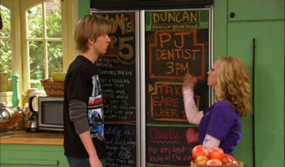 good luck charlie fridge