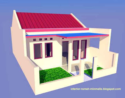 Gambar Desain Rumah Sederhana Minimalis KPR-BTN Type 21/60 