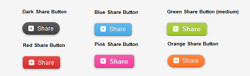 CSS3 AddThis Share Buttons css3 share buttons, addthis
